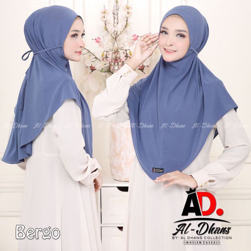 BERGO SHAFA by Aldhans ••Bergo tali•Hijab Instan