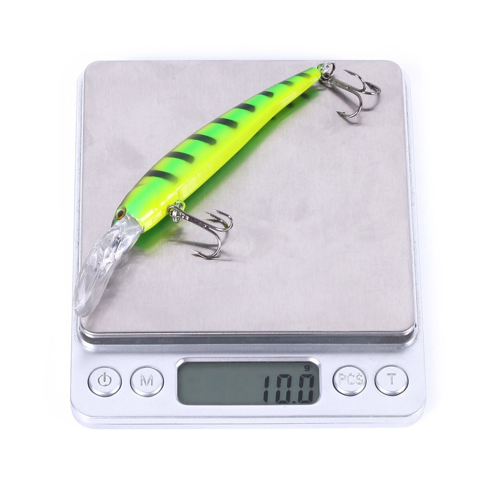 Hengjia 1pc Umpan Pancing Hardlure Tiruan Bentuk Ikan Kecil Bermata 3d 12.5cm 10g