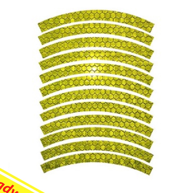 Night warning strip outline label reflective decoration (honeycomb fluoresc