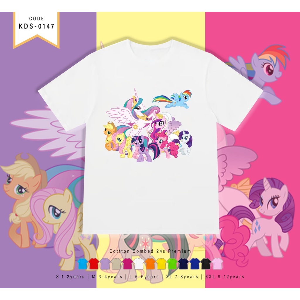 T-SHIRT / KAOS ANAK-ANAK TERMURAH BERGAMBAR UNICORN- TERIMA CUSTOM KAOS KELUARGA