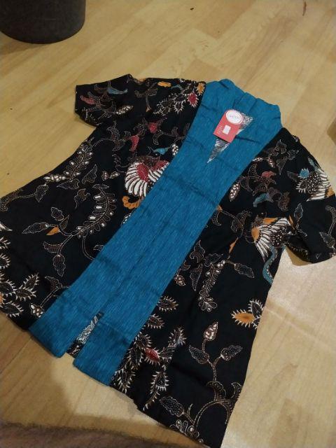 Bigclo - (cod) Ld 92-114cm Atasan Batik Wanita Jumbo 465 Vol33 Baju Batik Kerja Wanita