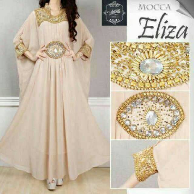 KAFTAN ELIZA MANIK/BAJU MUSLIM LEBARAN