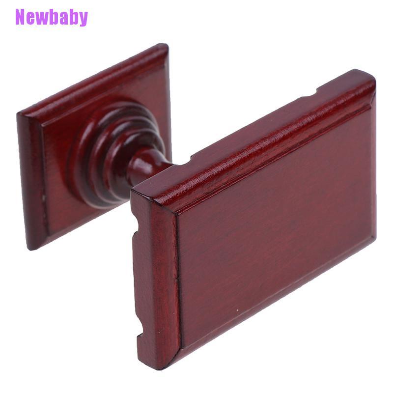 (Newbaby) Mainan Miniatur Ruangan Kayu Skala 1: 12 Untuk Aksesoris Rumah Boneka