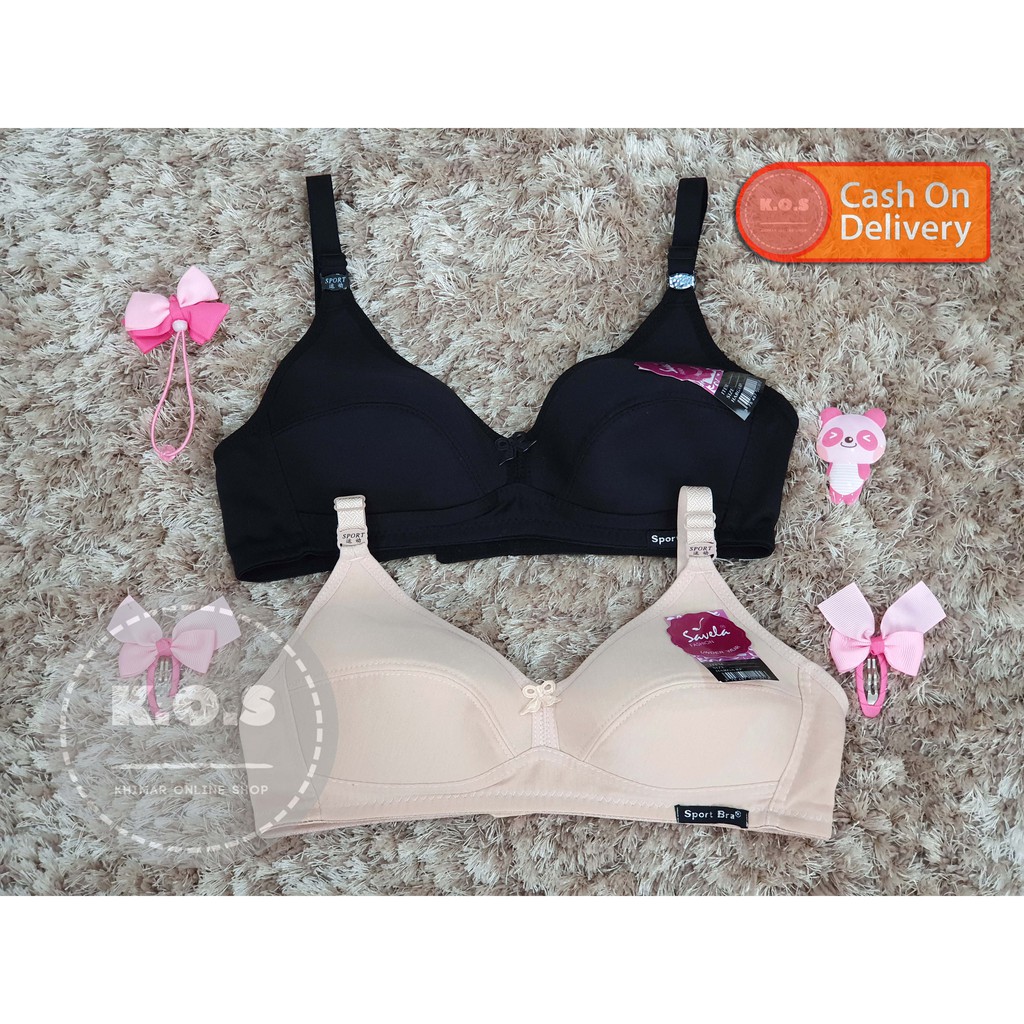 sportbra bh nyaman tanpa busa size 34-42