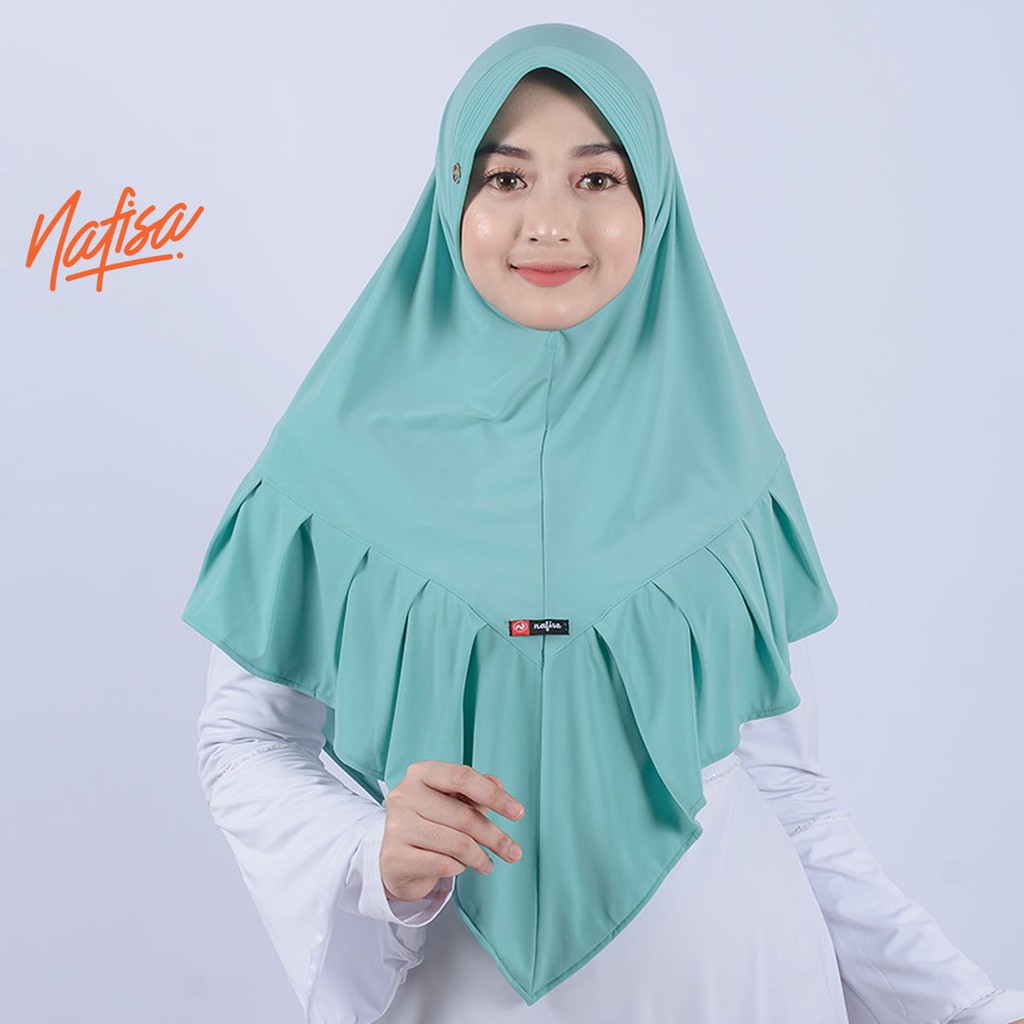 Jilbab Instan Antem Nafisa Tyas | Hijab Instan Bergo Pad Kecil Kerudung Pinguin Ultracryf Premium