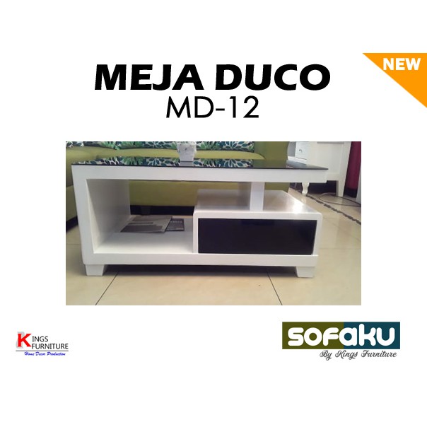 Meja Duco MD-12 / Meja Tamu Minimalis - Meja Ruang Tamu Duco Japandi