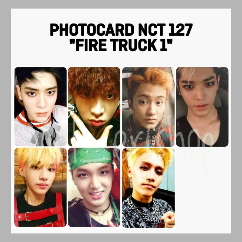 [READY STOCK] UNOFFICIAL PHOTOCARD NCT 127 - FIRE TRUCK