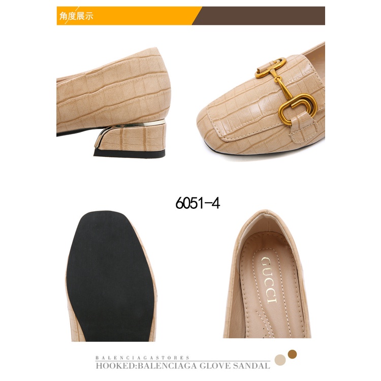 GC Croco Leather Loafers Shoes #6051-4