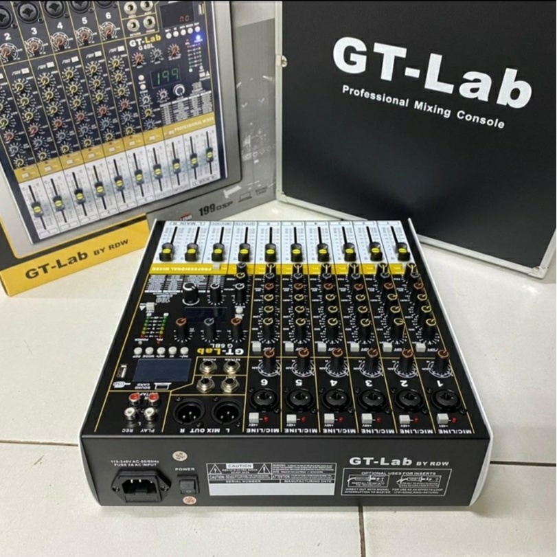 Mixer GT LAB by RDW 6 channel G6BL - G6 BL Hardcase Original