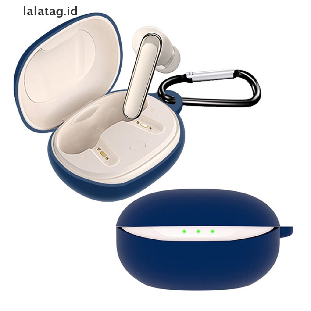 (lalatag) 1pc Case Silikon Shcokpoof Cover Proteksi Earphone Bluetooth Wireless Anker Soundcore Life P3 Dengan Kait