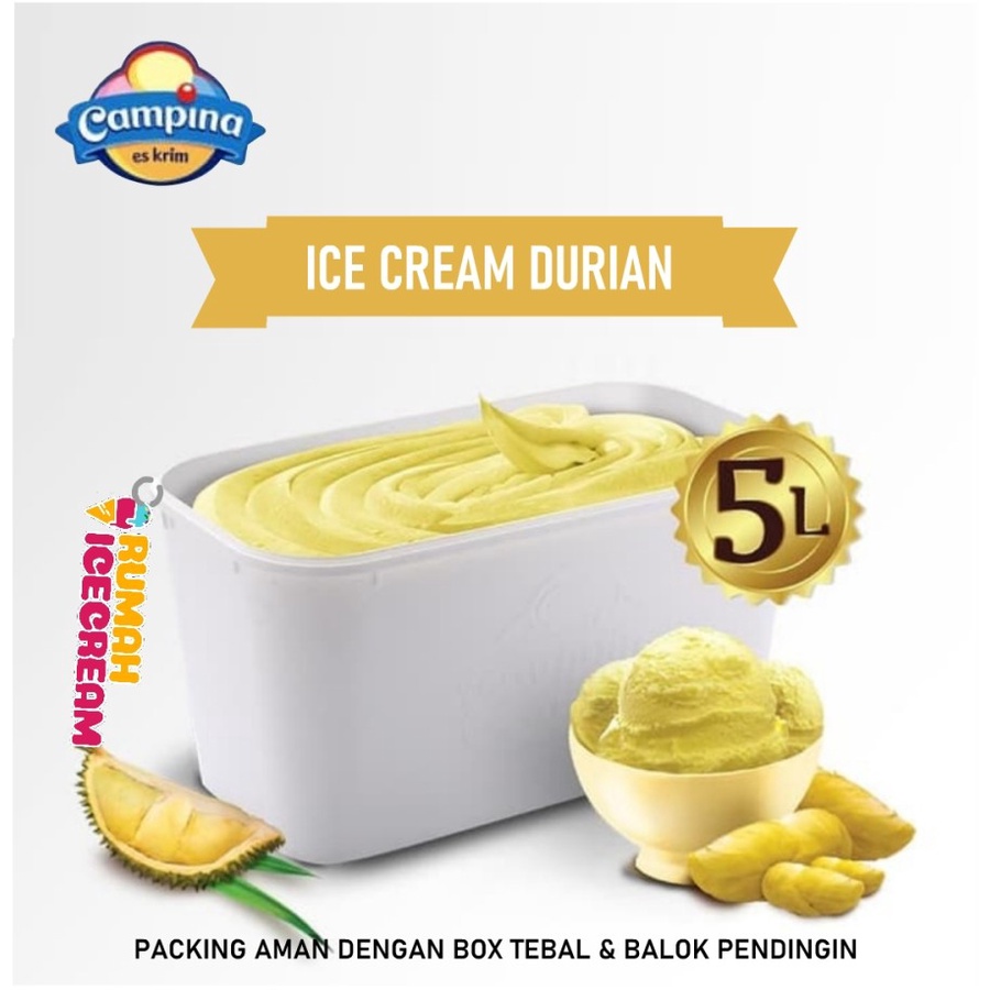 

Es Krim Campina Durian 5L