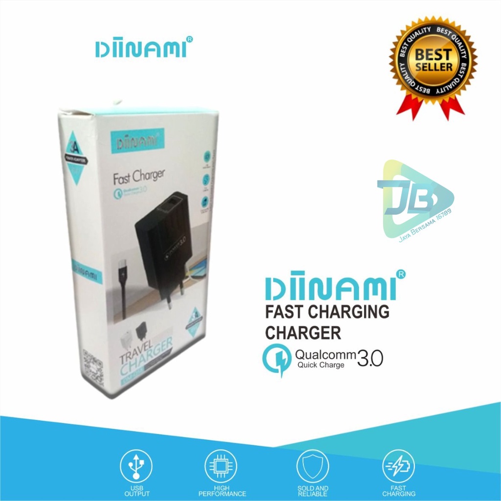 Q58 Charger DIINAMI Power 3A 18W Quick Charging TIPE C USB Fast Charging Port Smart Protection Garansi Resmi 1 Tahun JB5302