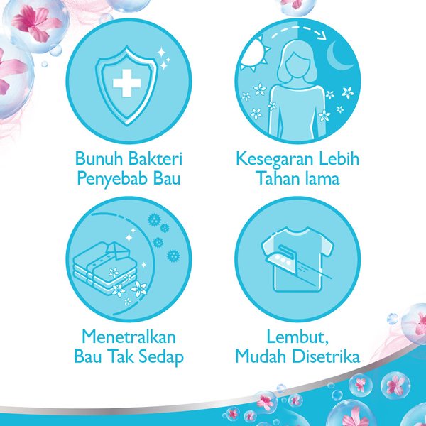 Downy Pewangi dan Pelembut Pakaian Konsentrat Anti Bau 680ml