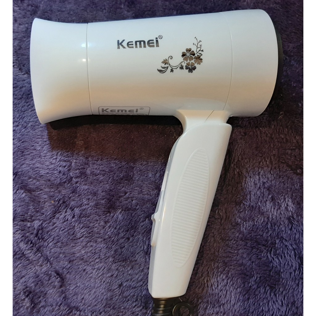 KEMEI HAIR DRYER MINI LIPAT ALAT PENGERING RAMBUT 2 in 1