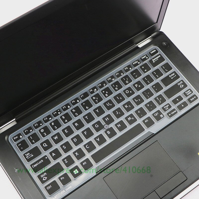 Cover Pelindung Keyboard Laptop Bahan Silikon Ukuran 14 Untuk Dell Latitude 3400 5400 5401 7400