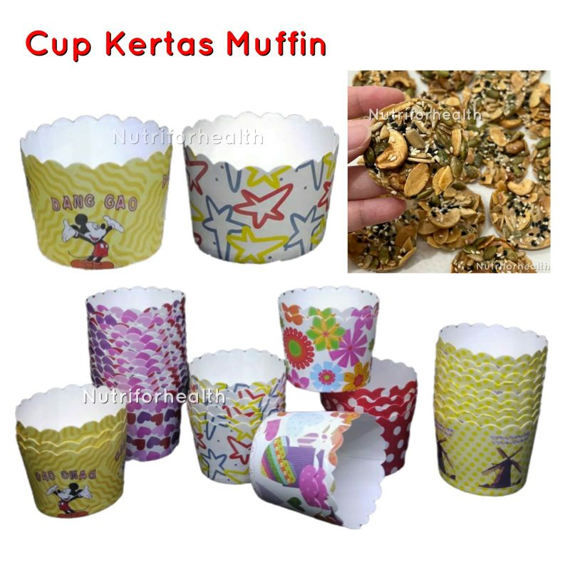 CUP MUFFIN KERTAS CUP CAKE ALAS CETAK KUE COOKIES