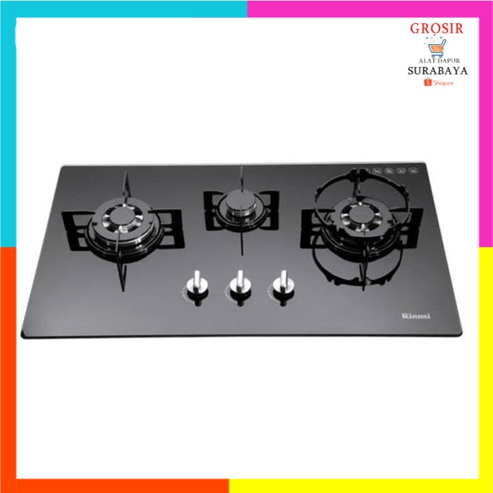 KOMPOR GAS RINNAI 3 TUNGKU /Kompor Gas Tanam Rinnai RB 713 N GB