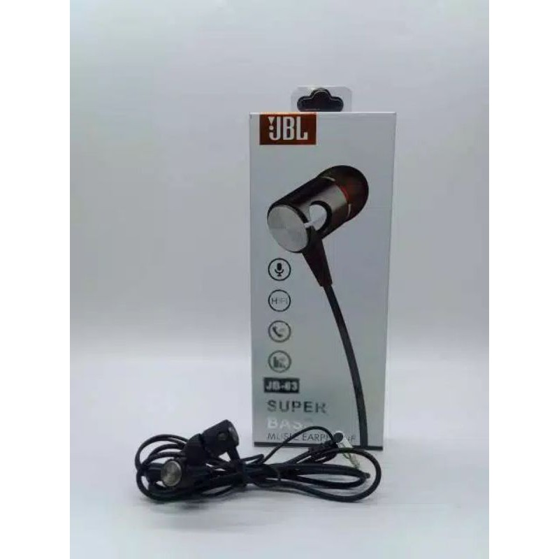 Headset J JB-63 SUPER BASS Earphone J JB63 SUPERBASS Handsfree JB-63 Super Bass