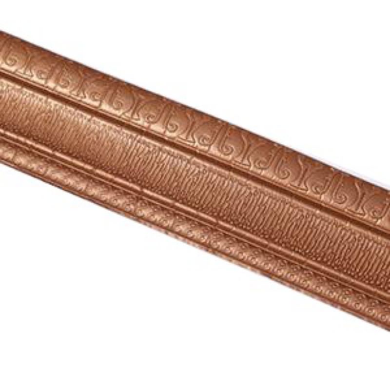 Wallpaper List 3D Foam Lis Profil Ukuran 230cm x 8cm-Brown Polos