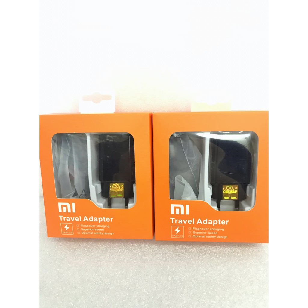 Charger XIAOMI ORIGINAL 100% 0.3 USB TC XIAO MI ORI Fast Charging BERGARANSI