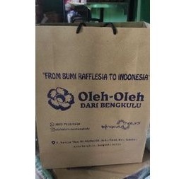 PAPERBAG TULISAN OLEH OLEH KHAS BENGKULU