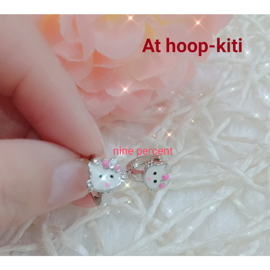 TERBARU ANTING TUSUK/ANTING STUD ANAK KARAKTER, ANTI KARAT DAN ANTI ALERGI/ ANTING ANAK HELLO KITTY