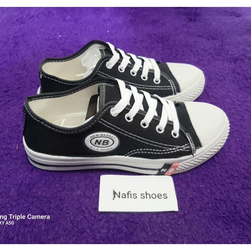 sepatu n#b import sepatu anak sekolah sd smp unisex size 36-40