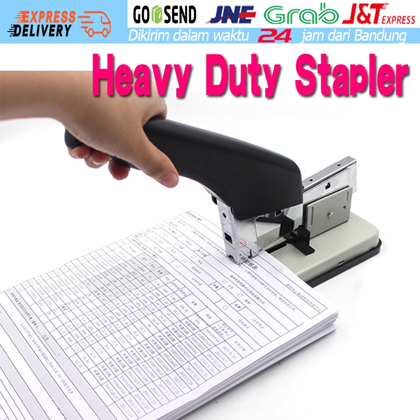 

80 Pages HEKTER BESAR Stapler Heavy Duty Stapler Large Book Binding Machine Peralatan Kantor