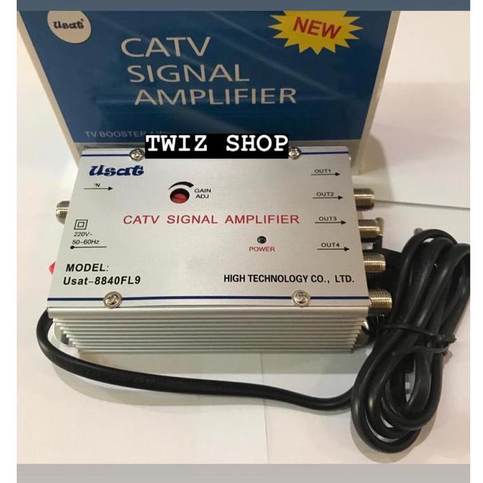 CATV Signal Amplifier Booster 4 Way 40db
