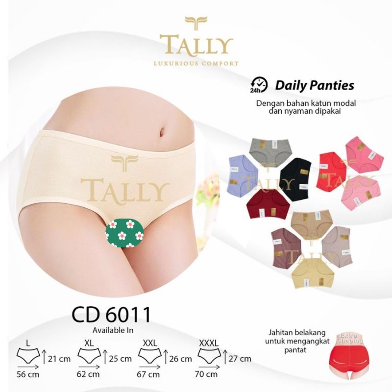 Celana Dalam / CD Polos Anti Selip Asli Tally 6011