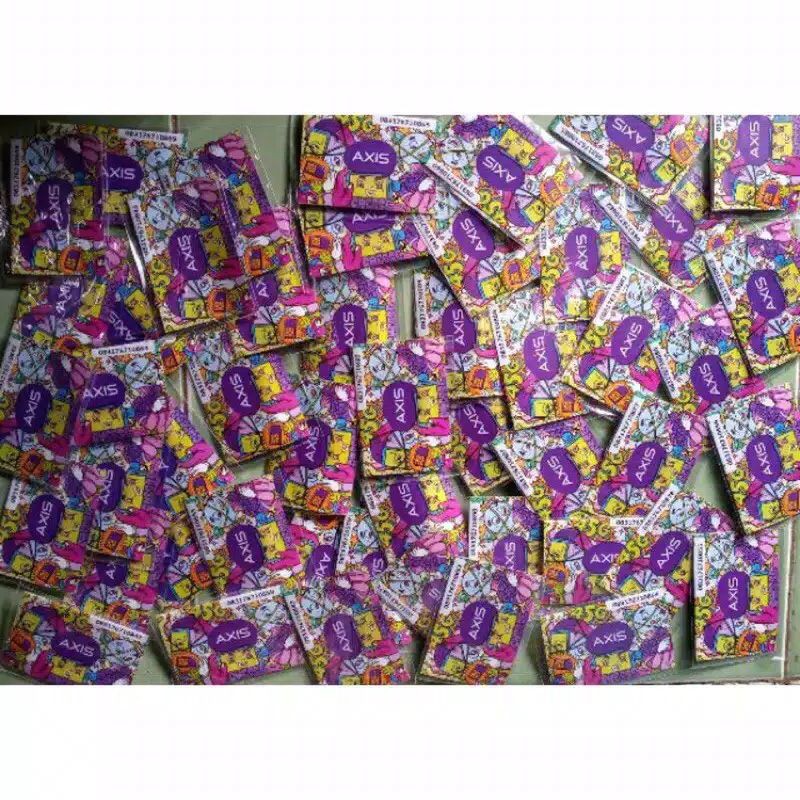 KARTU PERDANA AXIS VIRAL 100GB 6 kartu axis perdana