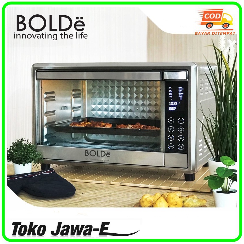 OVEN LISTRIK BOLDE Super Oven Diaomond Kapasitas Besar 43 Liter - TAMPILAN DIGITAL