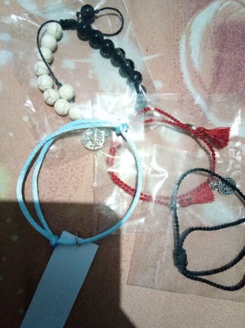 Gelang Tree Of Life Gantung Onyx White Marble Yin Yang Br885