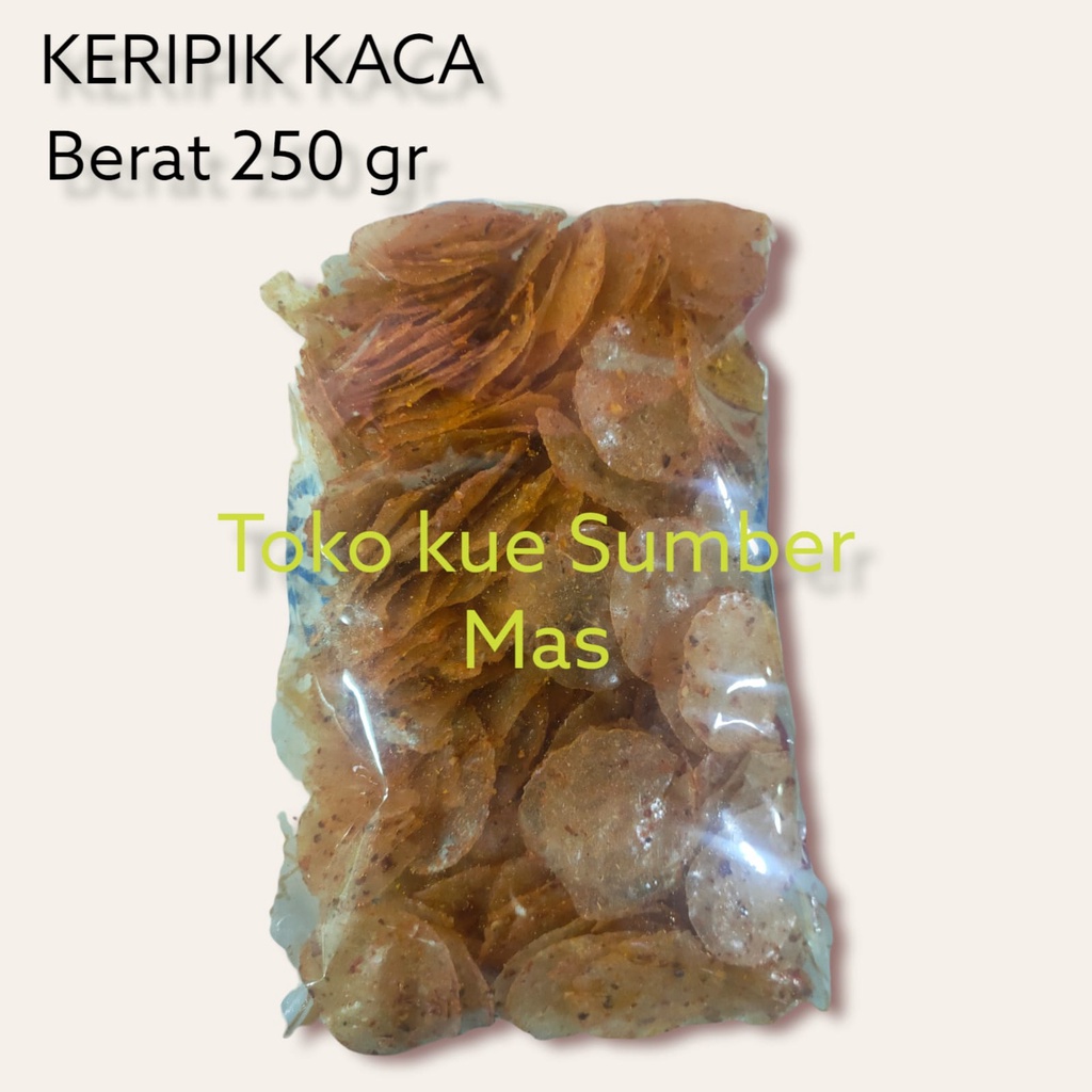 Keripik Kaca 250 gr / Kripik Kaca Pedes / Keripik kaca kiloan / Keripik Beling /Kripca