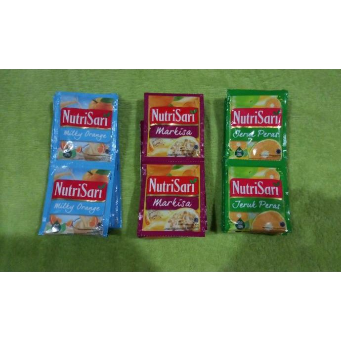

Nutrisari Aneka Rasa Minuman Serbuk 1 Renceng 10 sachet