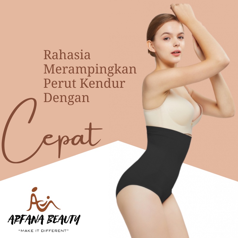 Celana Pelangsing Pakaian Dalam Wanita Calorie Off Pant Korset Pembakar Lemak Perut CHS-1345