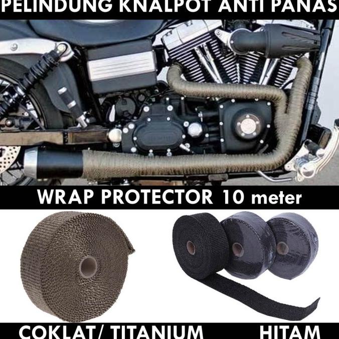 

[ varostore90 ] Wrap Protector Penahan Pelindung Peredam Panas Knalpot - Lakban