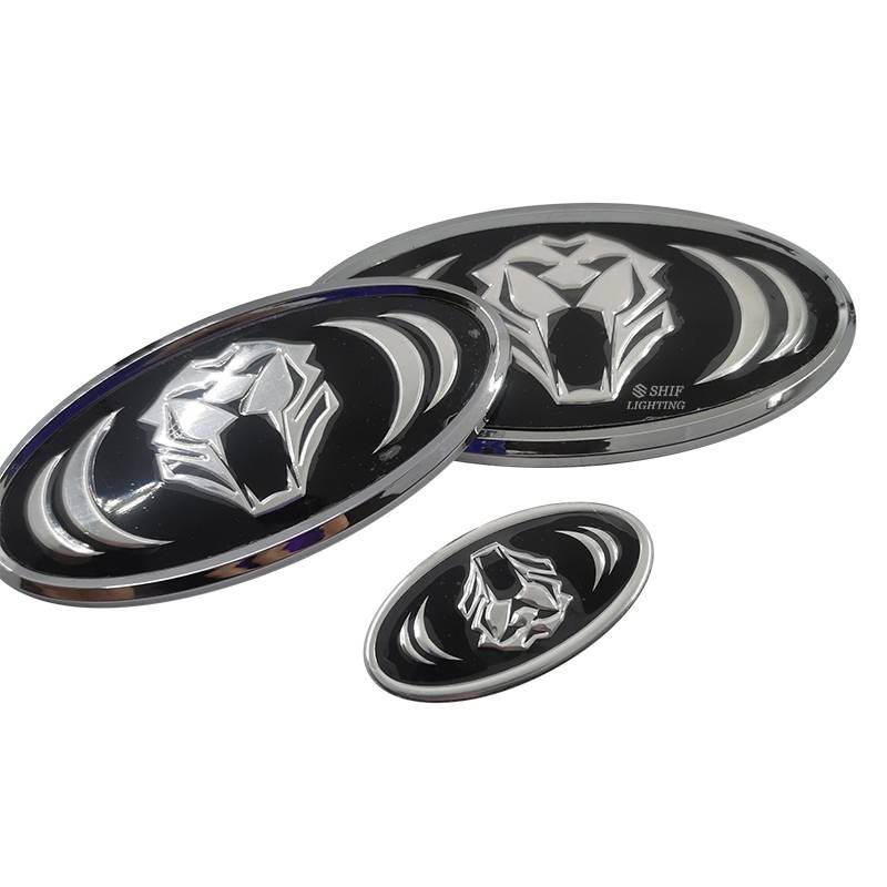 1 X ABS Tiger Logo Auto Steering Wheel Front Rear Emblem Sticker Badge Decal Replacement For KIA K5