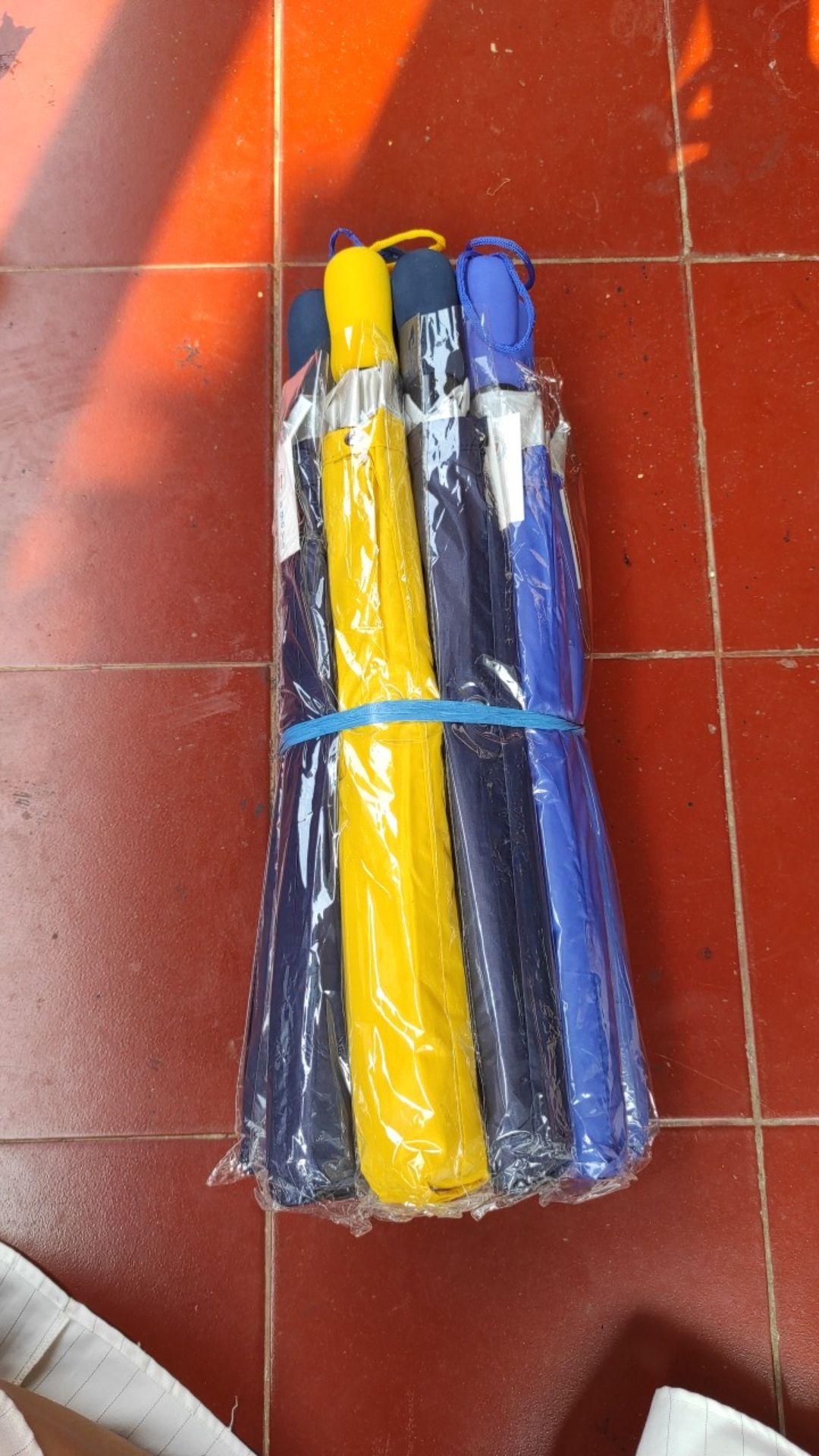 Tabasa Payung Golf Lipat Dua Polos Warna Warni Besar 2 Sablon