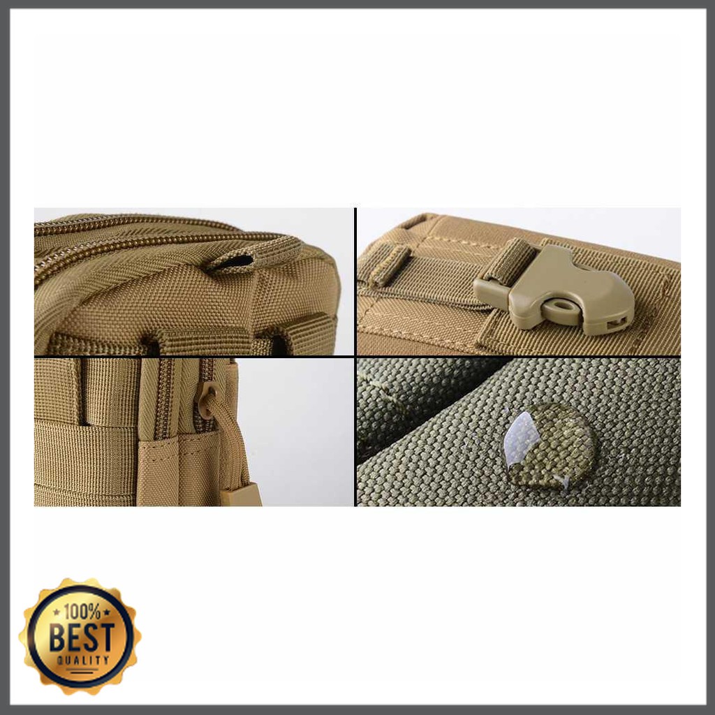 TG-TS072 Airsson Tas Pinggang Mini Tactical Waistbag Army Look - JSH1525