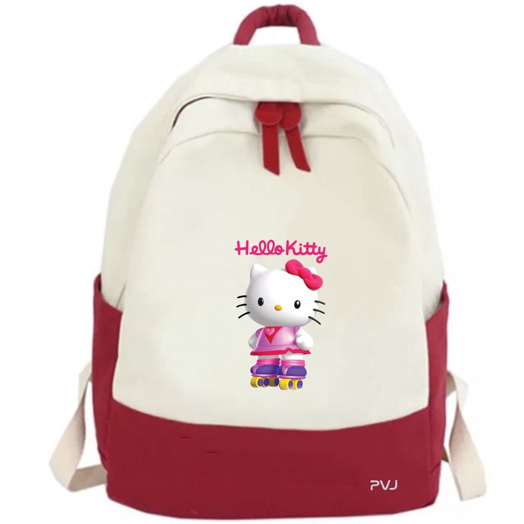 PVJ Tas Hello Kitty Anak Perempuan Ransel Sekolah Kekinian