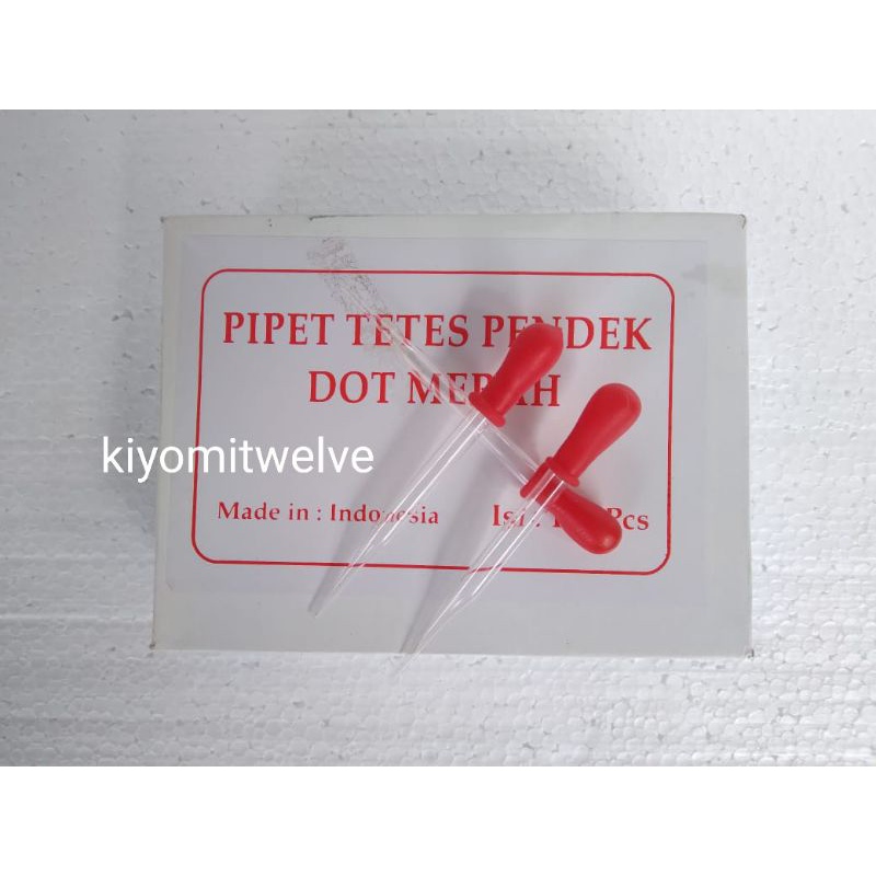 Pipet Hewan Pipet Drop 1ml Pipet Kaca Spuit Sepetan Pemberi Obat Hewan