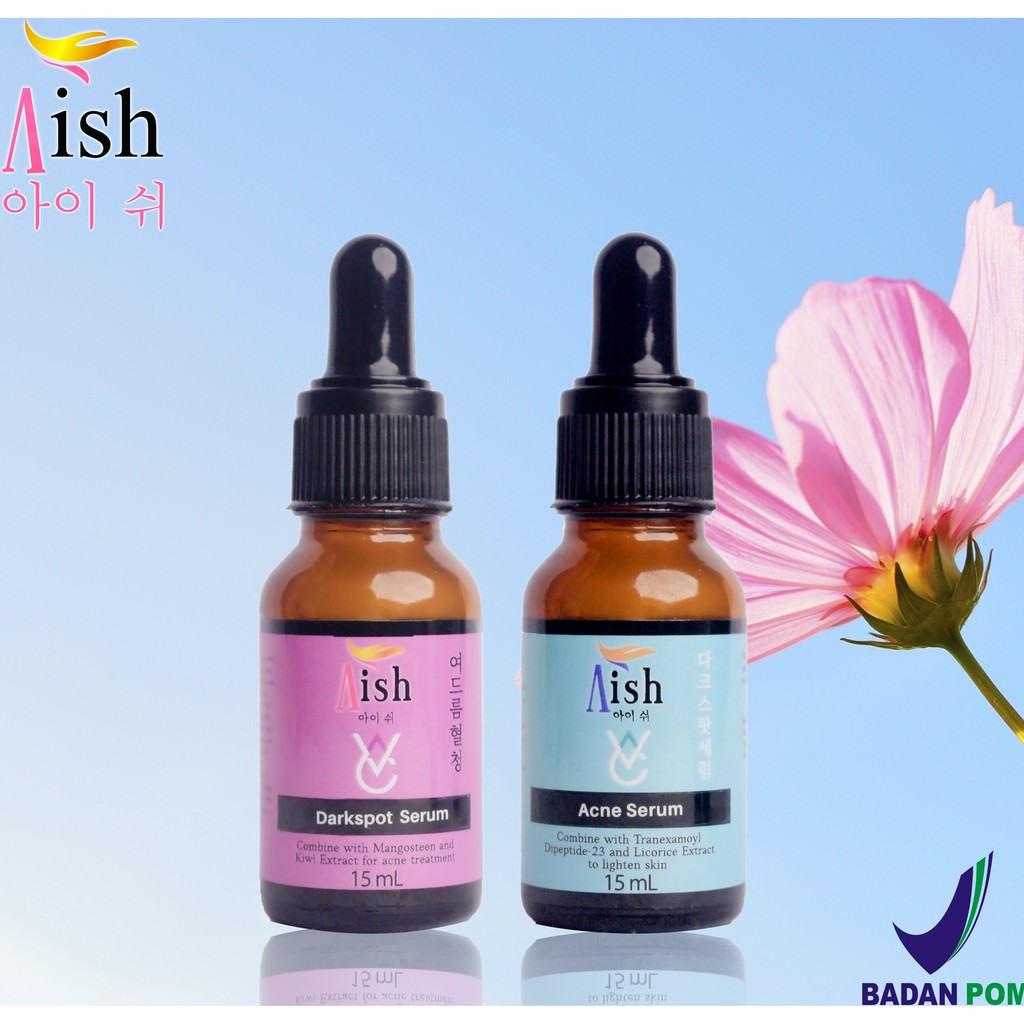 Paket Hemat 2serum - Aish Acne &amp; Aish Darkspot