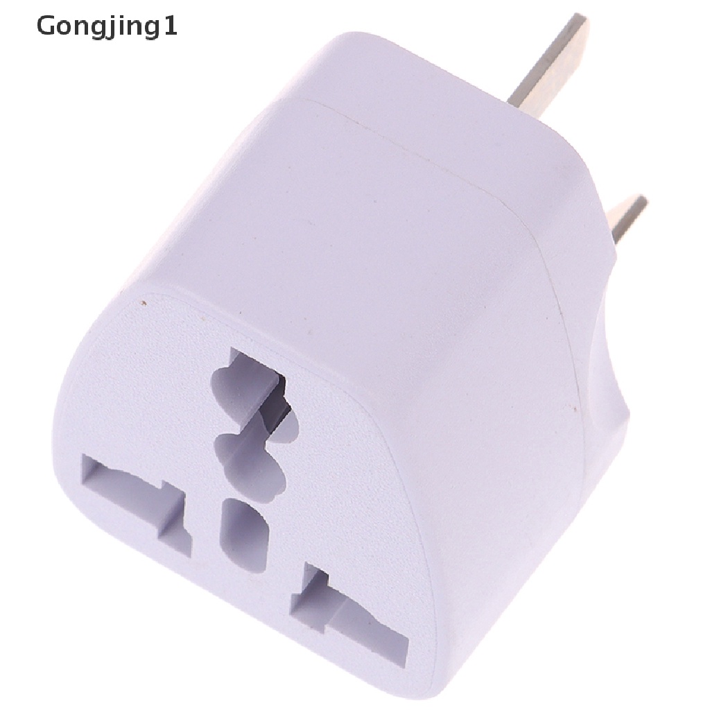 Gongjing1 Adapter Power Plug USA EURO Asia Ke AU 3 Pin Universal Untuk Travel