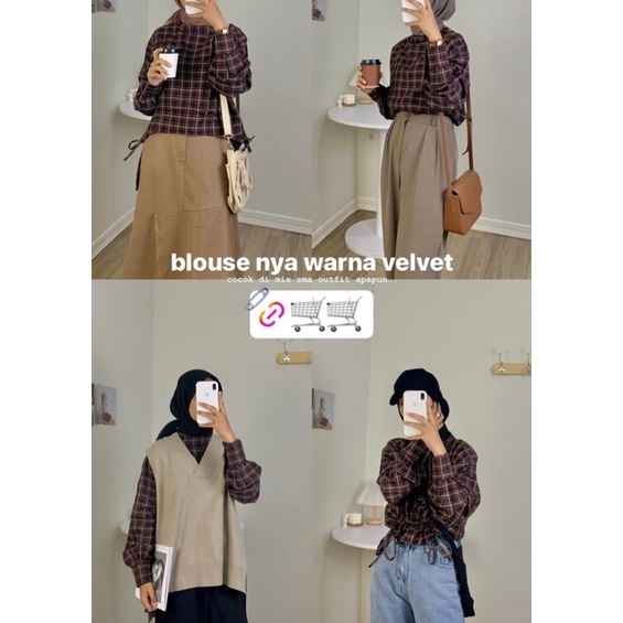 [veilish.chic] CALORA BLOUSE | BLOUSE KOREA |