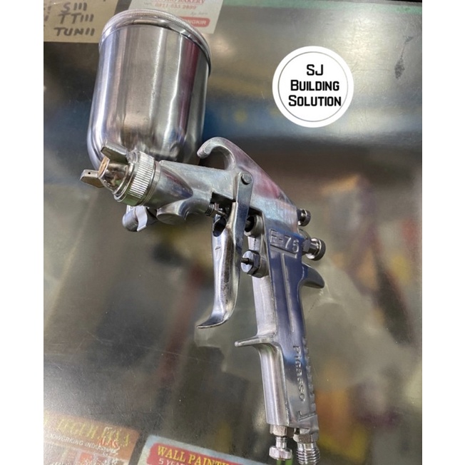 SPRAY GUN SEMPROTAN ANGIN CAT PICASSO TABUNG ATAS F75 F 75 BAGUS MURAH