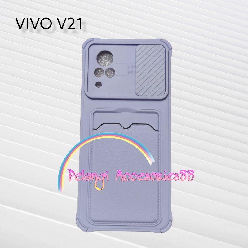 CASE VIVO V21 4G / V21E 4G / Y73 SOFTCASE SLEDING WARNA WARNI