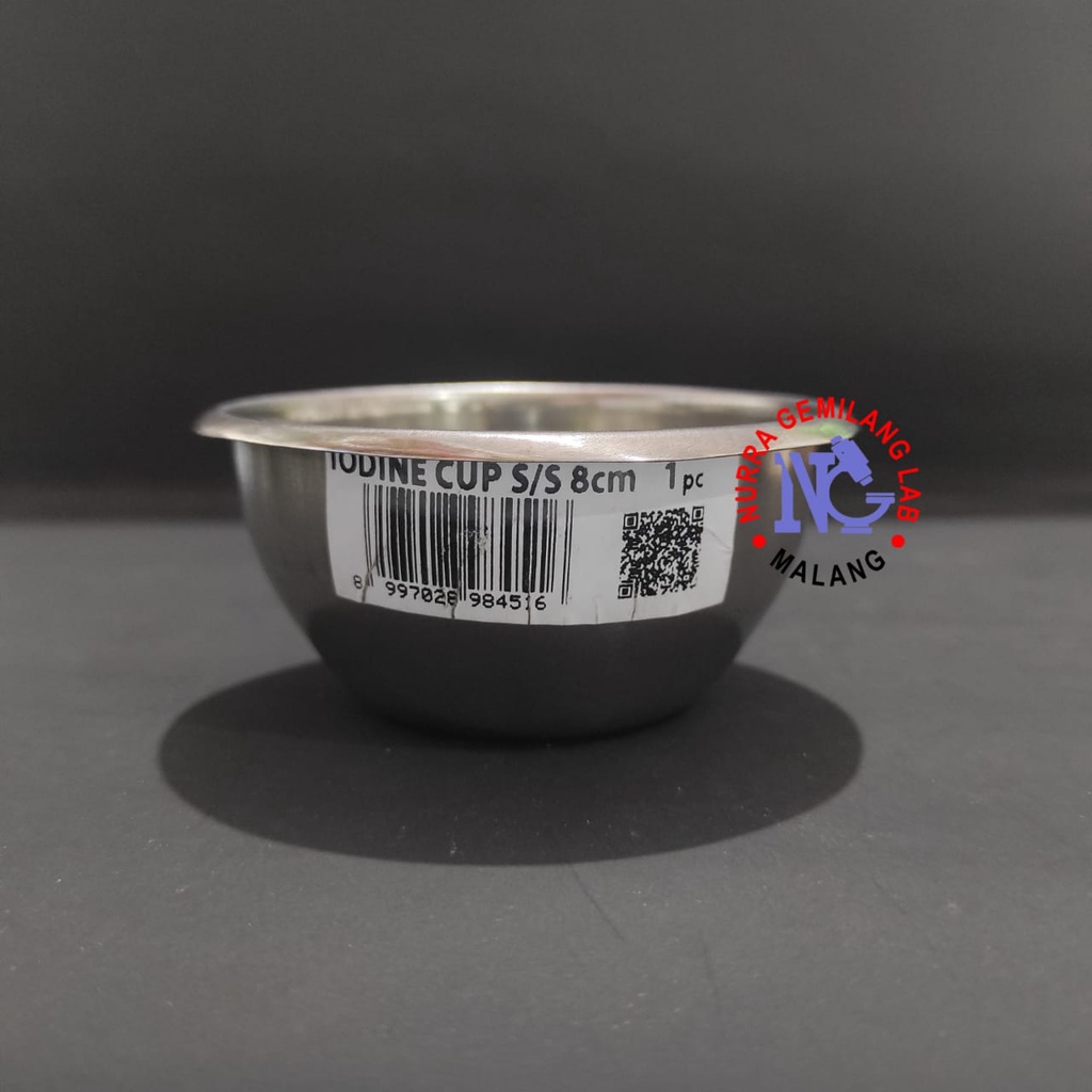 Iodine Cup / Kom Iodine / Mangkok Iodine Diameter 8cm