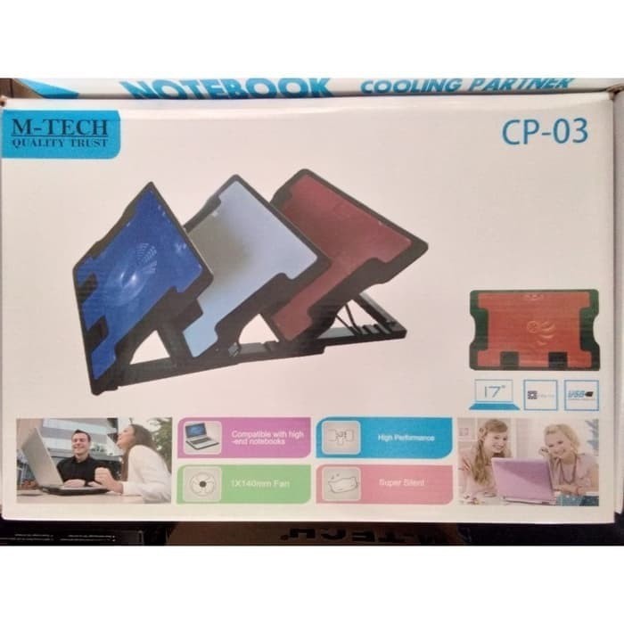 Cooling Pad MTECH CP03 ERGOSTAND (Coolpad) (Cooler Pad MTECH CP-03)