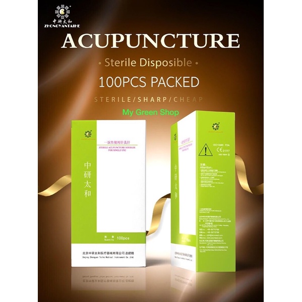 Jarum Akupuntur 1 Cun 0.25x25mm Taihe